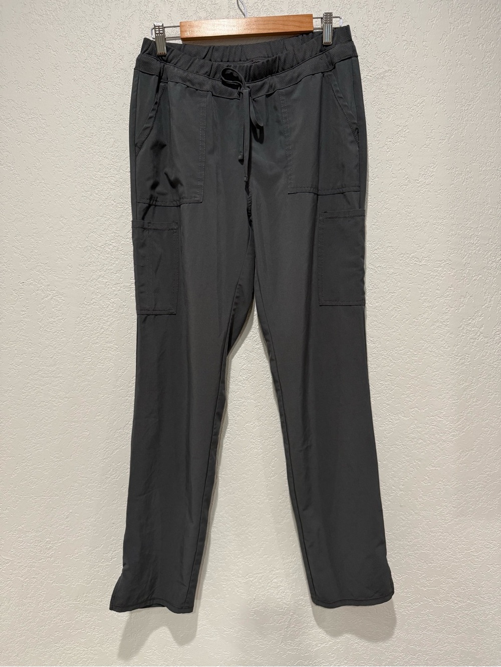 ScrubStar Grey Drawstring Cargo Pants